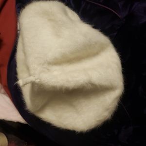Vintage Angora fur hat